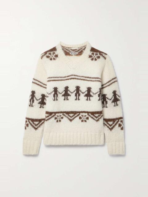 BODE Talo alpaca-blend jacquard sweater