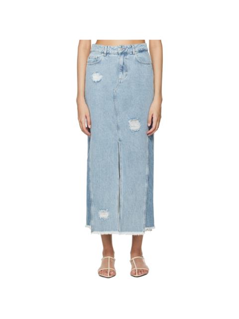 Holzweiler Blue Louisa Denim Maxi Skirt