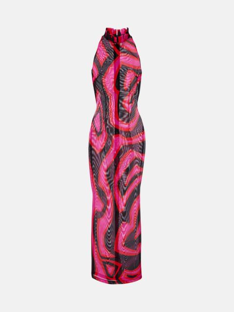 PUCCI Labirinto halterneck maxi dress