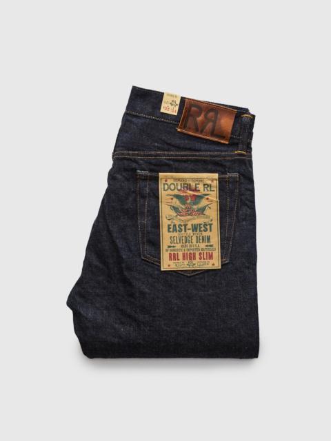 "East-West" 16oz Rinsed Selvedge Denim - High Slim Fit