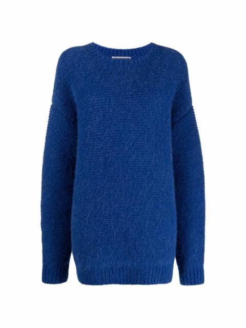 oversized knitted jumper