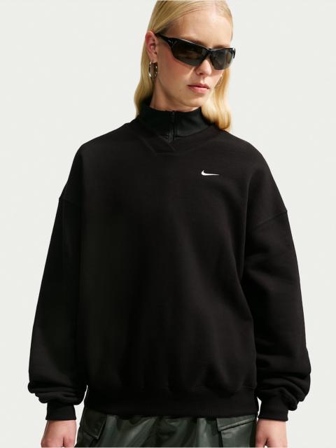 Nike Nike Studio Fleece Medium Weight Women's Oversized V-Neck Top