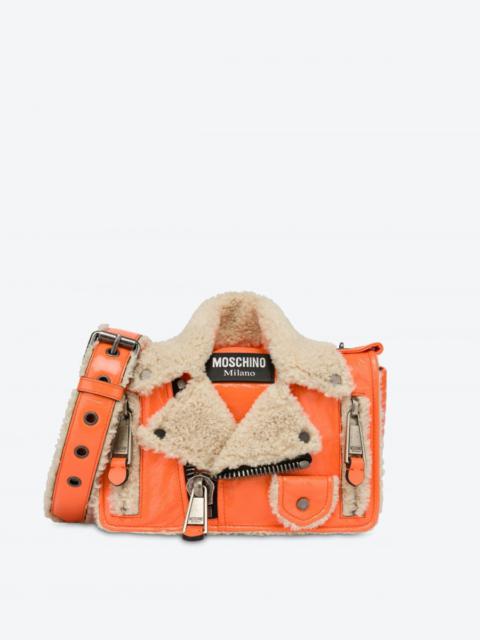 Moschino NAPLAK BIKER BAG