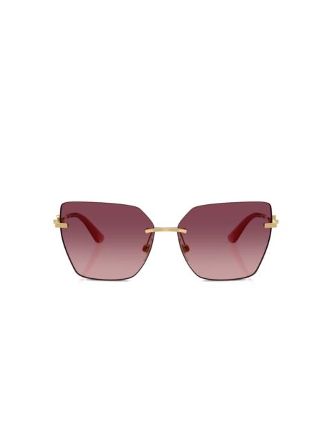 Dolce & Gabbana DG2321 cat-eye-frame sunglasses