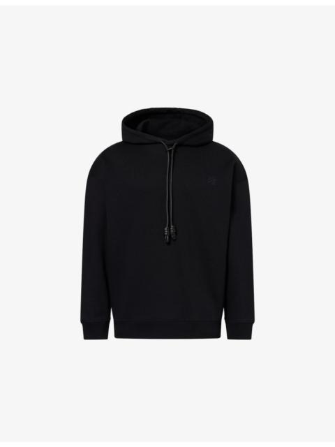Loewe Relaxed-Fit Embroidered-Logo Cotton Hoodie