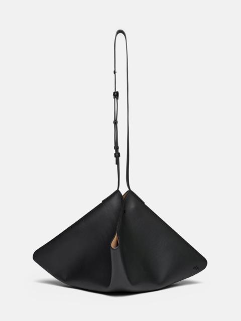 Nanushka THE SQUARE BAG OVERSIZED - OKOBOR™ alt-leather knit bag - Black