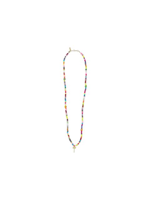 Palm Angels Long Palm Rainbow Necklace 'Multicolor/Gold'