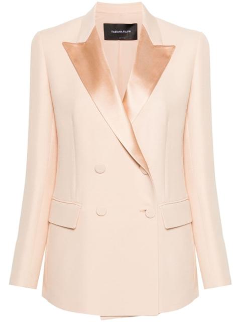 FABIANA FILIPPI double-breasted wool-blend blazer