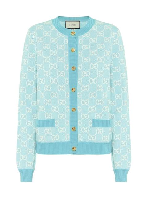 GUCCI GG 코튼 모직 piquet 카디건