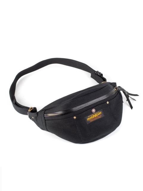 Iron Heart IHE-37 21oz Denim Waist Bag - Superblack