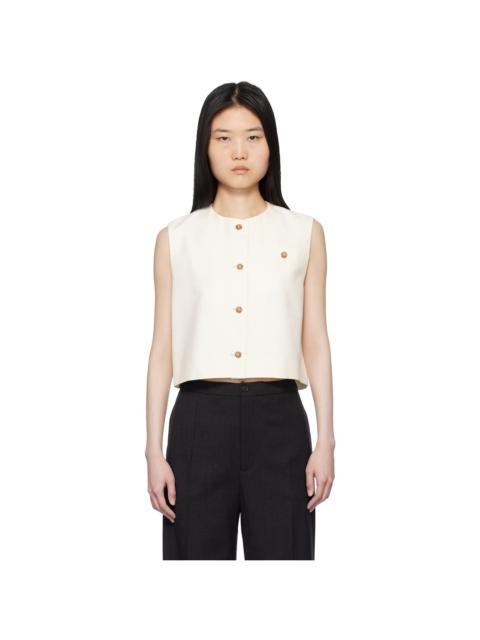 Loulou de Saison Off-White Esme Vest