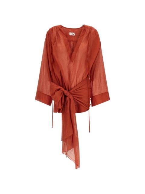 THE ANDAMANE VOILE MINIDRESS BY COTOE