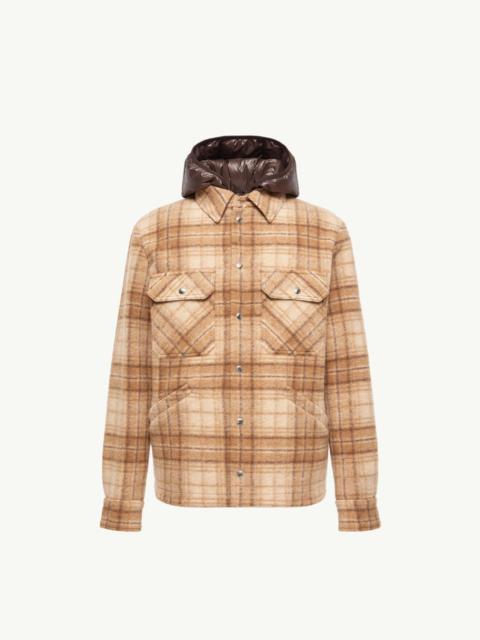 Moncler Nyvalin 3-in-1 Hooded Flannel Down Jacket