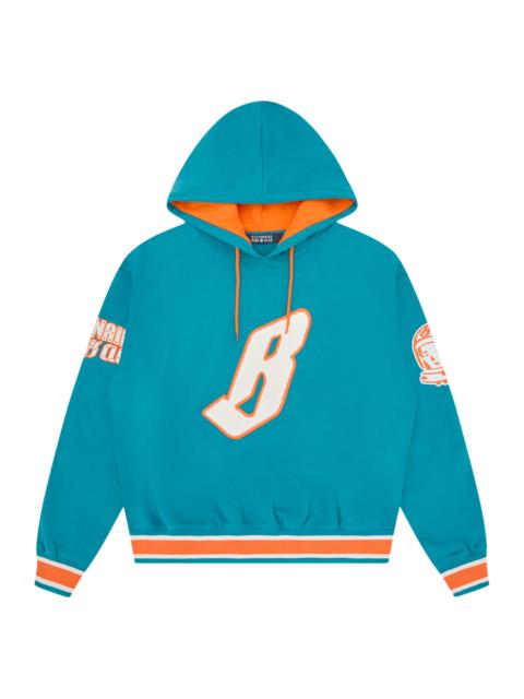 BILLIONAIRE BOYS CLUB FLYING B CHENILLE OVERSIZED POPOVER HOOD