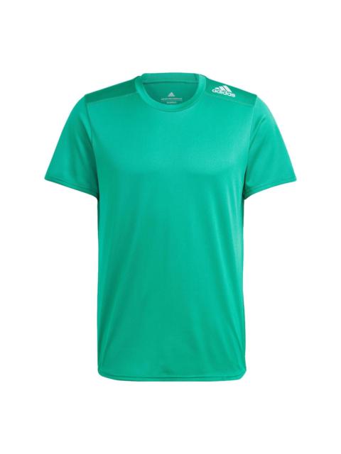 adidas Designed 4 Running T-Shirt 'Green' IB8942