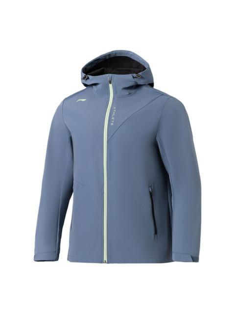 Li-Ning Sports Hooded Windbreaker 'Blue' AFDS005-2