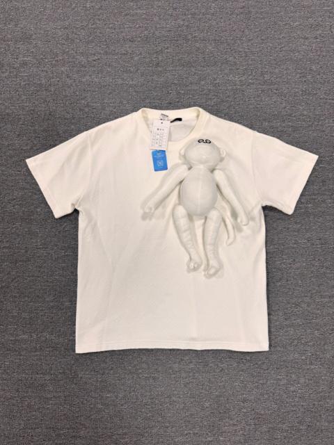 Louis Vuitton Louis Vuitton White Monkey Print Short Sleeve Top