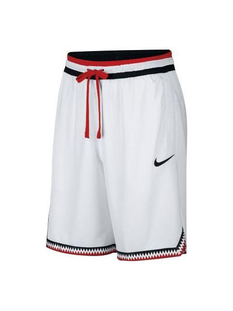 Nike Nike Contrasting Colors Side Sports Basketball Loose Shorts White AT3151-100