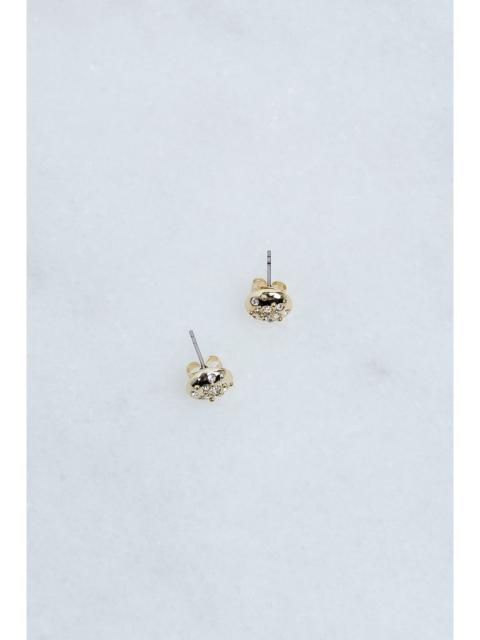 KAREN MILLEN Hand Set European Crystal Sprinkle Stud Earrings