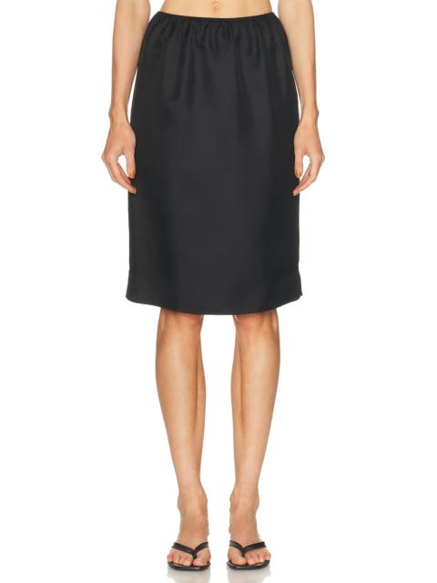 Loulou de Saison Vasali Straight Knee Length Elastic Waist Skirt
