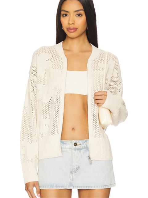 SANCTUARY Flower Pop Open Stitch Jacket