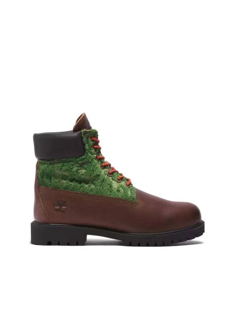 Timberland Heritage Black Pioneers 6-Inch Waterproof "Brown Full-Grain" boots