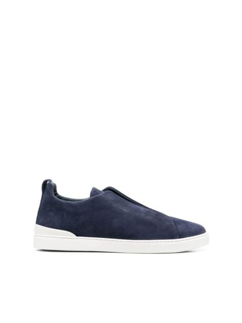 Z Zegna slip-on suede trainers