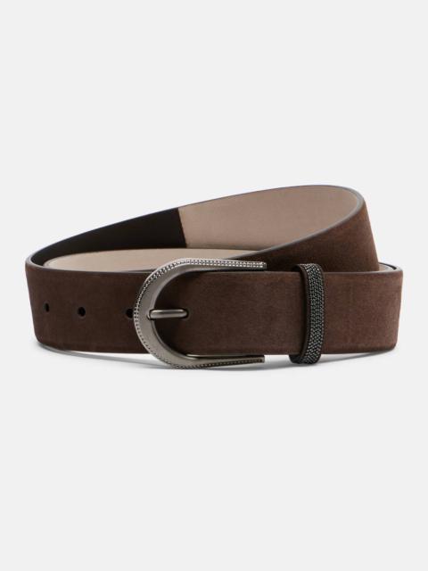 Brunello Cucinelli Suede belt