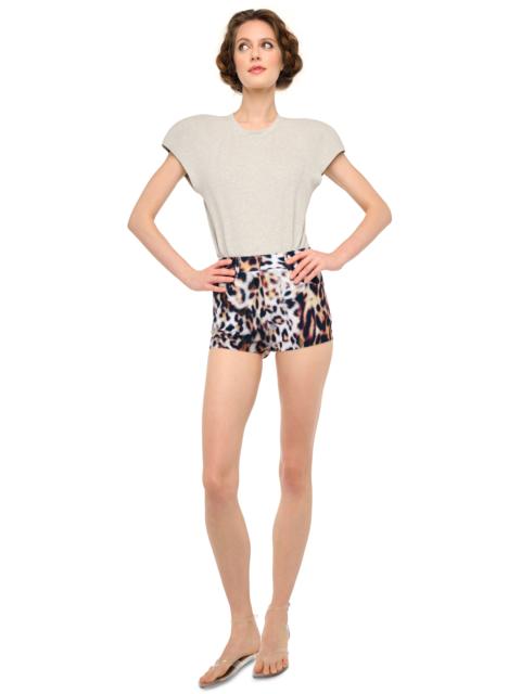 NORMA KAMALI CAP SLEEVE BOMBER BODYSUIT