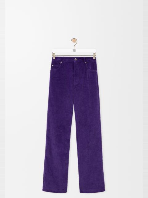 Loewe Trousers in cotton corduroy