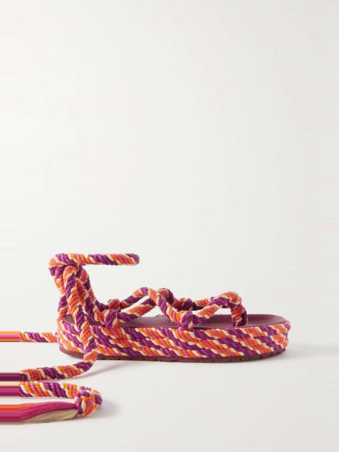 Erol tasseled rope sandals