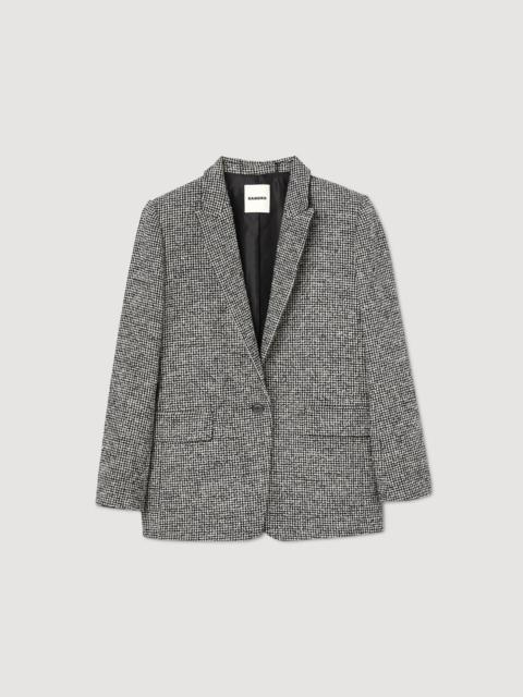 Sandro HOUNDSTOOTH BLAZER