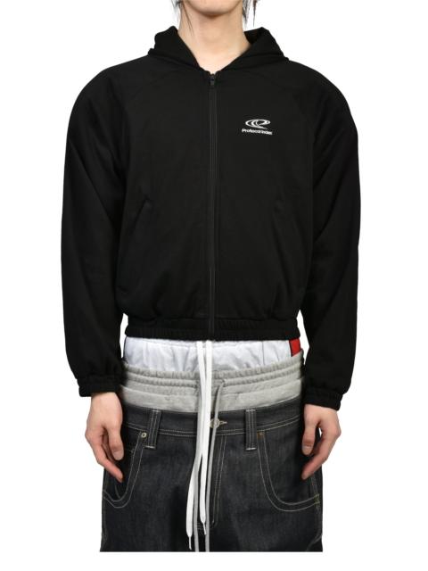 Protocol Index ATHELEISURE COTTON ZIP HOODIE / BLK