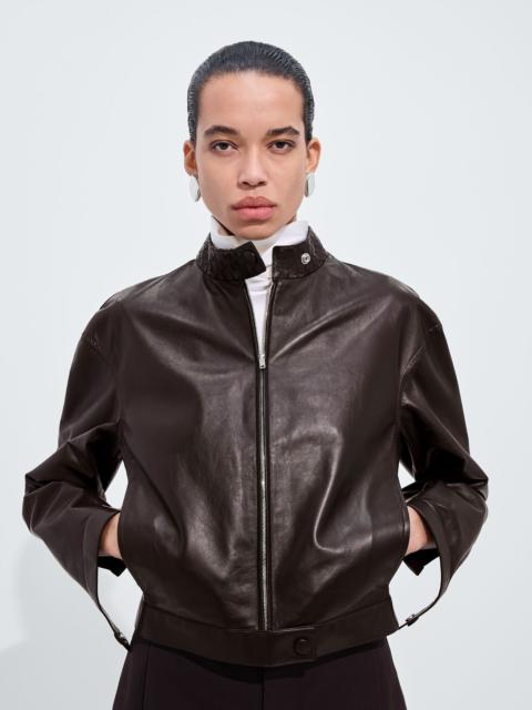 Bottega Veneta Papery Leather Blouson