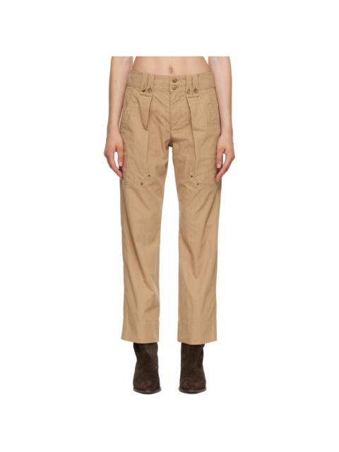 Isabel Marant Khaki Amandine Trousers