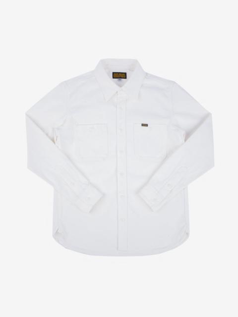 IHSH-391-WHT 13.5oz Denim Work Shirt - White