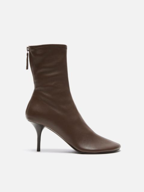 Acne Studios Stretch leather ankle boot - Earthy brown