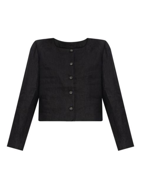 POSSE Emma button-front linen jacket