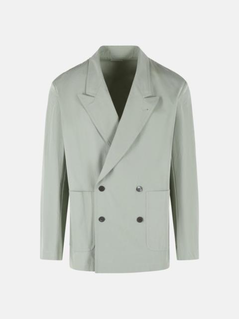Dries Van Noten 'CAPLANS' GREEN COTTON BLAZER