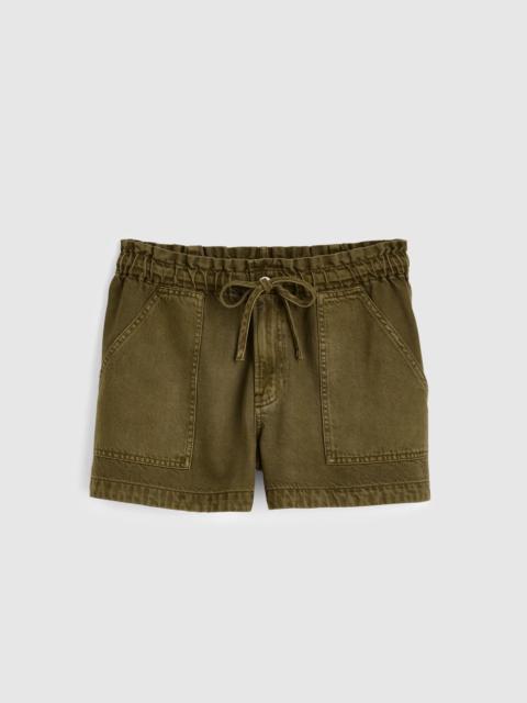 Madewell Pull-On Utility Shorts in Airy Denim