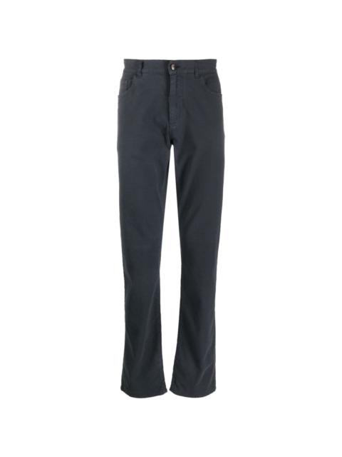 Canali low-rise slim-fit jeans