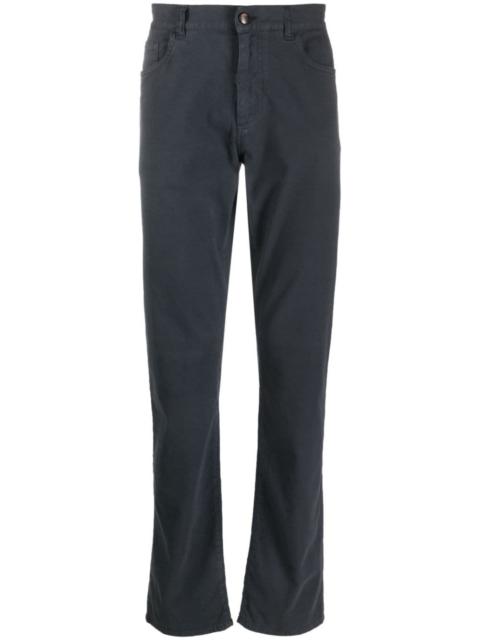 Canali low-rise slim-fit jeans