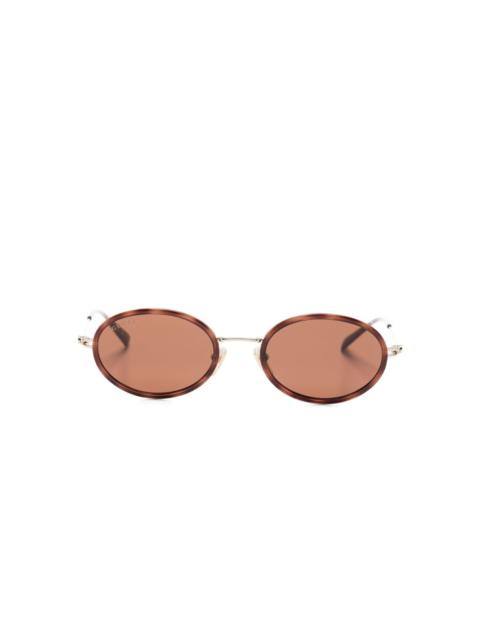 GUCCI oval-frame sunglasses