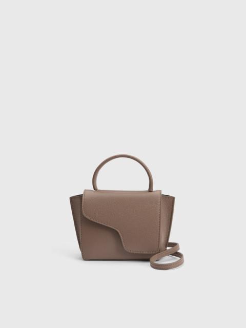 ATP ATELIER Montalcino Tahini Grained Leather Mini handbag