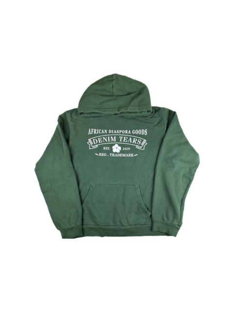DENIM TEARS Denim Tears ADG Hooded Sweatshirt Green