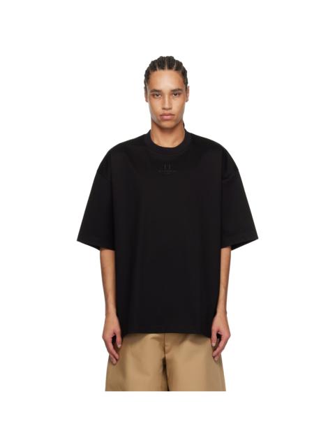 Wooyoungmi Black Cotton Overfit T-Shirt