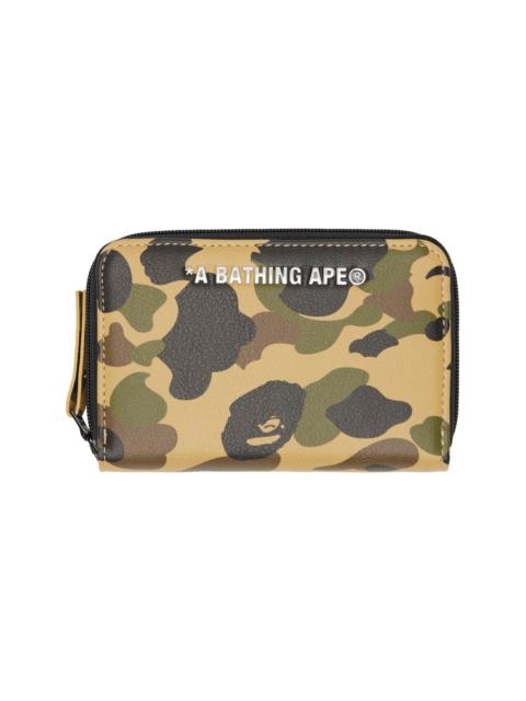 A BATHING APE® Khaki 1st Camo Wallet
