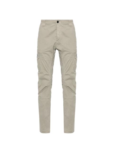 Lens tapered-leg cargo trousers