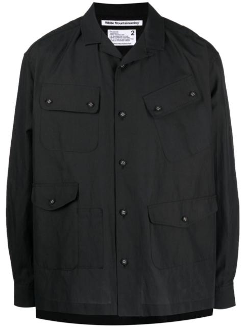 multi-pocket shirt jacket