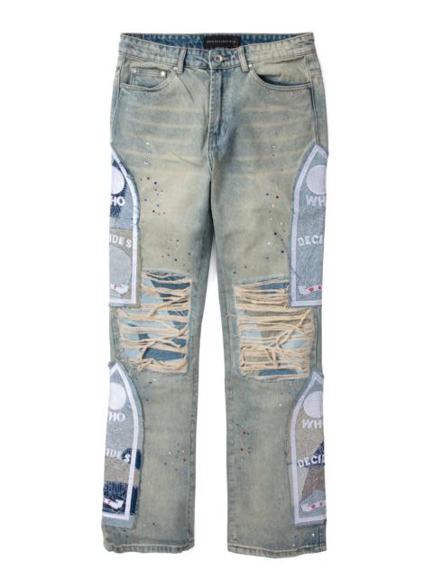 WHO DECIDES WAR BLOWN DENIM